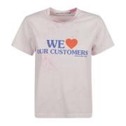 T-Shirts Alexander Wang , Pink , Dames