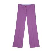 Cropped Stretch Broek Orchid Alysi , Pink , Dames