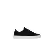 Suede Leren Rubberen Zool Schoenen Sneaky Steve , Black , Heren