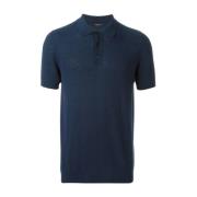 Klassieke Polo Shirt voor Mannen Roberto Collina , Blue , Heren