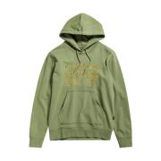 Groene hoodie voor mannen G-star , Green , Heren