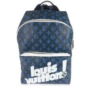 Pre-owned Canvas backpacks Louis Vuitton Vintage , Blue , Dames