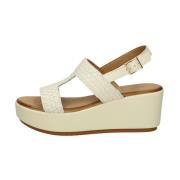 Lage Hak Sandalen Inuovo , White , Dames