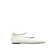 Leren balletflats 'Augusta' Maria Luca , White , Dames