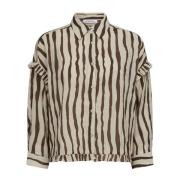 Flowcc Stripe Frill Shirt Co'Couture , Multicolor , Dames