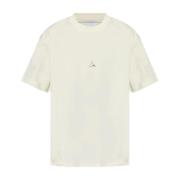 Witte Logo Tee Shirt ROA , Beige , Heren