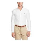 Witte Slim Fit Oxford Overhemd Ralph Lauren , White , Heren
