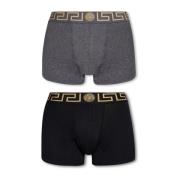 Merkboxers 2-pack Versace , Gray , Heren