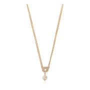 Ketting met hanger Salvatore Ferragamo , Yellow , Dames