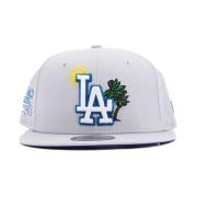 Los Angeles Dodgers Cap voor Mannen New Era , Gray , Heren