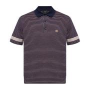 Gestreept patroon polo Etro , Blue , Heren