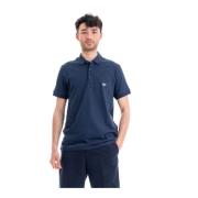 Strandkleding Polo Shirt Giorgio Armani , Blue , Heren