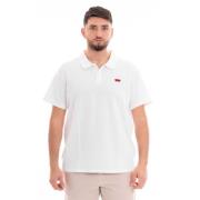 Slim Housemark Polo Shirt Levi's , White , Heren