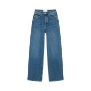 Wijde Pijp Jeans Samsøe Samsøe , Blue , Dames