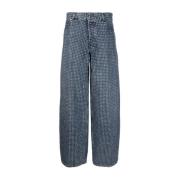 Strass Jeans 721Ss Haikure , Blue , Dames