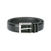 Leren riem voor mannen Orciani , Black , Heren