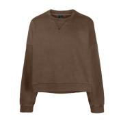 Felpa BT Sweatshirt Upgrade Moderne Stijl Entire Studios , Brown , Her...