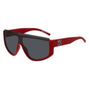 Red/Grey Sunglasses HG 1283/S Hugo Boss , Black , Heren