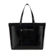 Canvas Shopping Bag Alexander McQueen , Black , Heren