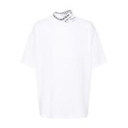 Oversized Wit T-shirt Y/Project , White , Heren