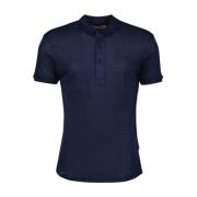 Slim Fit Linen Polo Shirt Orlebar Brown , Blue , Heren