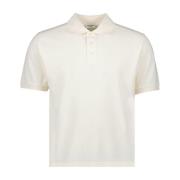 Cassandre Katoenen Poloshirt Saint Laurent , White , Heren