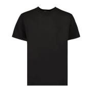 Geborduurd Logo Casual T-shirt Dior , Black , Heren