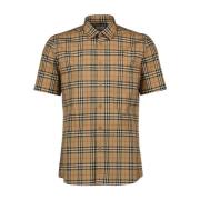 Geruite Casual Overhemd Burberry , Multicolor , Heren