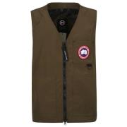 Militair Groene Mouwloze Vest Canada Goose , Brown , Heren