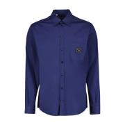 Klassieke Overhemd Dolce & Gabbana , Blue , Heren