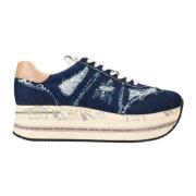 Blauwe Sneakers Premiata , Blue , Dames