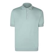 Groen Polo Shirt Korte Mouw Lardini , Green , Heren