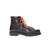 Pre-owned Leather boots Hermès Vintage , Black , Heren