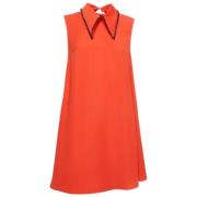 Pre-owned Fabric dresses Alexander McQueen Pre-owned , Orange , Dames