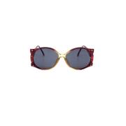 Pre-owned Metal sunglasses Dior Vintage , Red , Dames