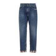 Indigo Katoen Jeans Aw23 Maison Margiela , Blue , Heren