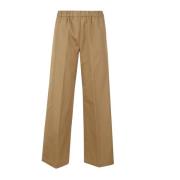 Wide Trousers Aspesi , Brown , Dames