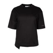 Casual Katoenen T-Shirt voor Mannen Calvin Klein , Black , Dames