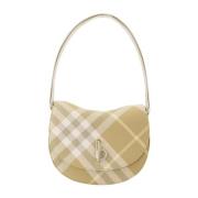 Vintage Check Wool Rocking Horse Tas Burberry , Beige , Dames