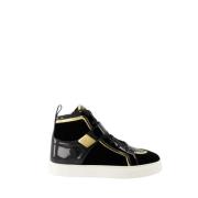Bicolor Leren Sneakers Giuseppe Zanotti , Black , Dames