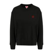 Bloem Logo Sweatshirt Kenzo , Black , Heren