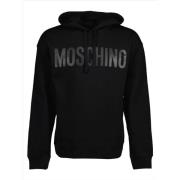 Hoodie Sweatshirt Moschino , Black , Heren