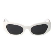 Stijlvolle zonnebril met model 0Dg6186 Dolce & Gabbana , White , Dames