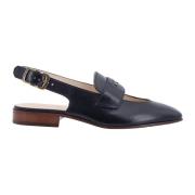 Zwarte Loafer Schoenen met Metalen Detail Tod's , Black , Dames