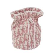 Pre-owned Cotton clutches Dior Vintage , Pink , Dames