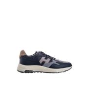 Lichte Leren Sneakers Hogan , Blue , Heren