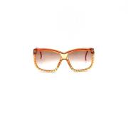 Pre-owned Fabric sunglasses Dior Vintage , Orange , Dames