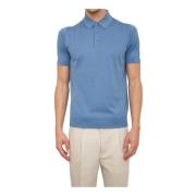 Blauwe Polo Shirt Paolo Pecora , Blue , Heren