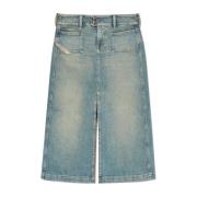 Rok De-Hush-Mid Diesel , Blue , Dames