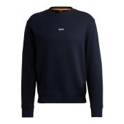 Blauwe Sweater Collectie Hugo Boss , Blue , Heren